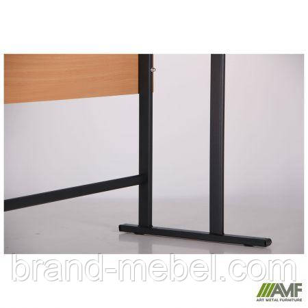 Парта 2-х м. Учнiвська без полички 6 р.г. (1200х500х750мм) бук, фото 1