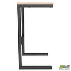 Стіл для ноутбука Triton (300х400х596) Дуб Сонома/Чорный графіт, фото 2