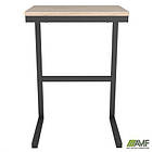 Стіл для ноутбука Triton (300х400х596) Дуб Сонома/Чорный графіт, фото 3