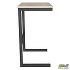 Стіл для ноутбука Triton (300х400х596) Дуб Сонома/Чорный графіт, фото 4