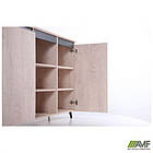 Комод Pluto SK12 (1200х400х900) Дуб Ендгрейн/Чорний графіт, фото 2