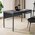 Стіл Осло з ящиком (1187х600х750) чорний графіт, Сірий Шифер, фото 5