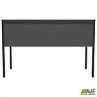 Стіл Осло з ящиком (1187х600х750) чорний графіт, Сірий Шифер, фото 8