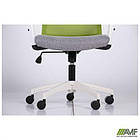 Крісло Uran White HR сидіння Сідней-20/спинка Сітка SL-06 салатова, фото 3