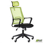 Крісло Matrix HR сидіння Сідней 07/спинка Сітка Line-05 салатова, фото 6