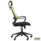 Крісло Matrix HR сидіння Сідней 07/спинка Сітка Line-05 салатова, фото 7