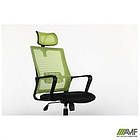 Крісло Matrix HR сидіння Сідней 07/спинка Сітка Line-05 салатова, фото 10