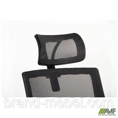 Крісло Matrix HR сидіння Сідней 07/спинка Сітка Line-08 сіра, фото 1