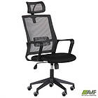 Крісло Matrix HR сидіння Сідней 07/спинка Сітка Line-08 сіра, фото 5