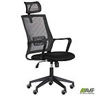 Крісло Matrix HR сидіння Сідней 07/спинка Сітка Line-08 сіра, фото 6