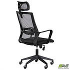 Крісло Matrix HR сидіння Сідней 07/спинка Сітка Line-08 сіра, фото 9