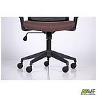 Крісло Uran Black сидіння Сідней-26/спинка Сітка SL-00 чорна, фото 3