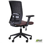 Крісло Uran Black сидіння Сідней-26/спинка Сітка SL-00 чорна, фото 9