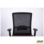 Крісло Uran Black сидіння Сідней-26/спинка Сітка SL-00 чорна, фото 10