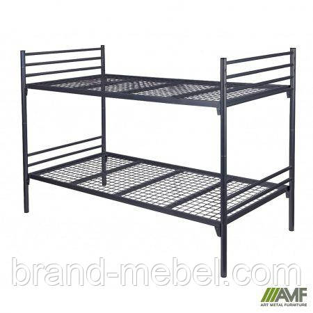 Ліжко двоярусне AMF-1 90200 2 Чорне без огорожi, фото 1