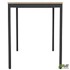 Стіл Турін розбірний (1187х600х750H) чорний графіт/Дуб Сонома, фото 3