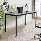 Стіл Турін розбірний (1187х600х750H) чорний графіт/Дуб Сонома, фото 5