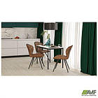 Стіл Турін розбірний (1187х600х750H) чорний графіт/Білий, фото 2