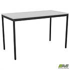 Стіл Турін розбірний (1187х600х750H) чорний графіт/Білий, фото 6