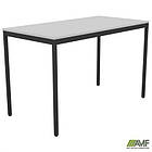 Стіл Турін розбірний (1187х600х750H) чорний графіт/Білий, фото 7