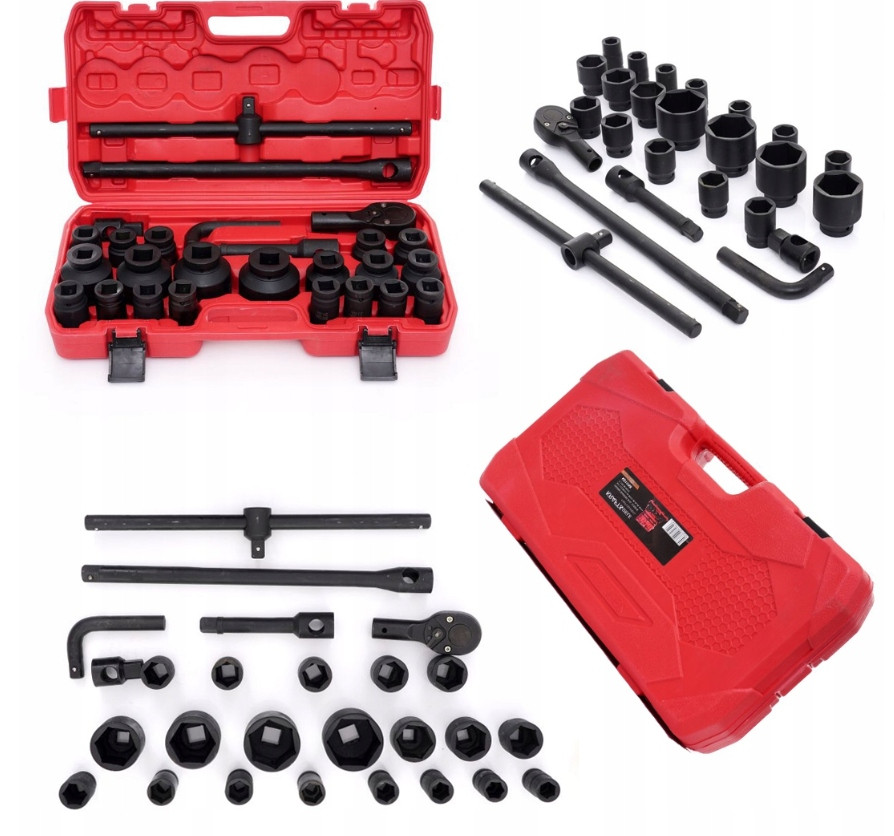 Набір інструментальних головок 3/4" 26 шт. Kraft&Dele KD11758 ударні насадки для гайковерта, фото 1