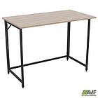 Стіл розкладний Fold FL1000 (1000х600х750Н) чорний/Дуб Сонома, фото 6