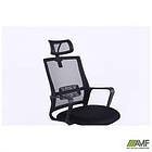 Крісло Matrix HR сидіння А-1/спинка Сітка чорна, фото 10