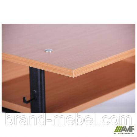 Парта 2-х м. Учнівська з полицею 6 р.г. (1200х500х750мм) бук, фото 1