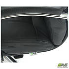 Крісло Marselle-Ch хром HB, механізм Anifix, шкірозамінник чорний, фото 3