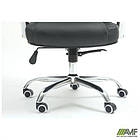 Крісло Marselle-Ch хром HB, механізм Anifix, шкірозамінник чорний, фото 4