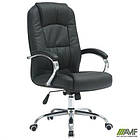 Крісло Marselle-Ch хром HB, механізм Anifix, шкірозамінник чорний, фото 5