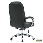 Крісло Marselle-Ch хром HB, механізм Anifix, шкірозамінник чорний, фото 8