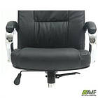 Крісло Marselle-Ch хром HB, механізм Anifix, шкірозамінник чорний, фото 10