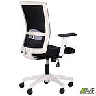 Крісло Uran White сидіння Сідней 07/спинка Сітка HY-100 чорна, фото 9