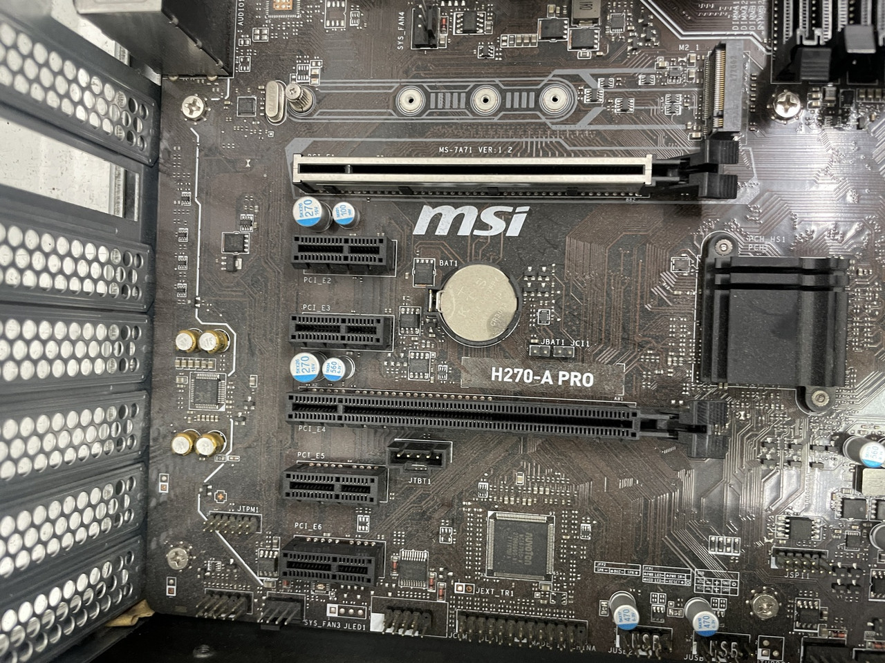 Материнська плата MSI H270-A PRO (s1151, Intel H270) + pentium g4400, фото 1