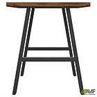 Стіл Astra 1200 (1200х670хН770) чорний графіт/Дуб Ліворно, фото 2