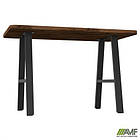 Стіл Astra 1200 (1200х670хН770) чорний графіт/Дуб Ліворно, фото 3