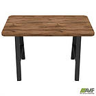 Стіл Astra 1200 (1200х670хН770) чорний графіт/Дуб Ліворно, фото 4