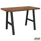 Стіл Astra 1200 (1200х670хН770) чорний графіт/Дуб Ліворно, фото 6