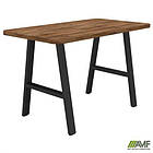 Стіл Astra 1200 (1200х670хН770) чорний графіт/Дуб Ліворно, фото 7