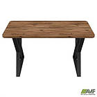 Стіл Daisy 1400 (1380х670хН770) чорний графіт/Дуб Ліворно, фото 4