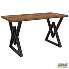 Стіл Daisy 1400 (1380х670хН770) чорний графіт/Дуб Ліворно, фото 6