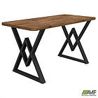 Стіл Daisy 1400 (1380х670хН770) чорний графіт/Дуб Ліворно, фото 7