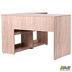 Стіл комп'ютерний Gravity GR-102 R (1200х1200х760) Дуб Сонома, фото 8