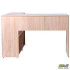 Стіл комп'ютерний Gravity GR-102 R (1200х1200х760) Дуб Сонома, фото 9