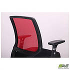 Крісло Онлайн сидіння Сітка чорна/спинка Сітка червона, фото 10