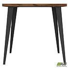 Стіл Cherry 800 (800х800хН770) чорний графіт/Дуб Ліворно, фото 2