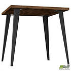 Стіл Cherry 800 (800х800хН770) чорний графіт/Дуб Ліворно, фото 3