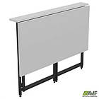 Стіл розкладний Fold FL1000 (1000х600х750Н) чорний/Білий, фото 2