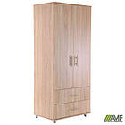 Шафа для одягу Roma R-302 (765х520х1790) Дуб Сонома, фото 6